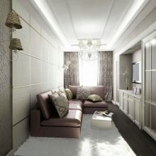 Дизайн интерьера узкой комнаты