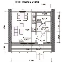 Дом треугольник из сип панелей