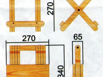 Схема складного стула со спинкой своими руками