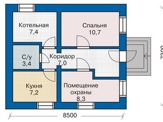 жилые дома небольшой площадью