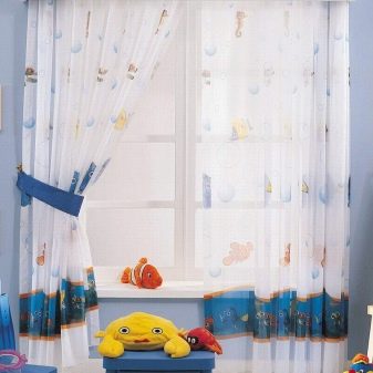 Фото модных штор в детскую