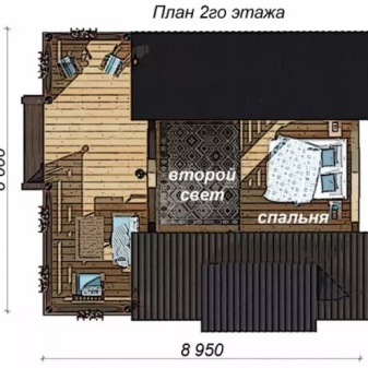 Дом треугольник из сип панелей