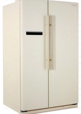Двухдверный холодильник Samsung (43 фото): модельный ряд и размеры Side ...
