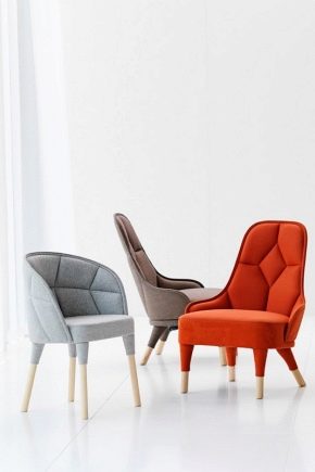 Мягкие стулья: виды и особенности