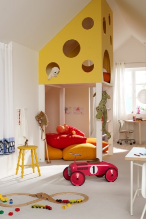 Детская комната на мансарде дизайн