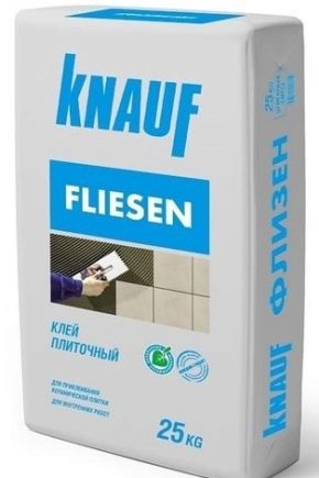 Плиточный клей Knauf Fliesen: особенности и технические характеристики