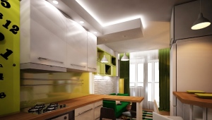 Дизайн кухни-гостиной площадью 17 кв. м.