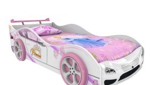 Кровать-машина для девочек