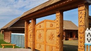 Деревянные ворота: преимущества и технология изготовления