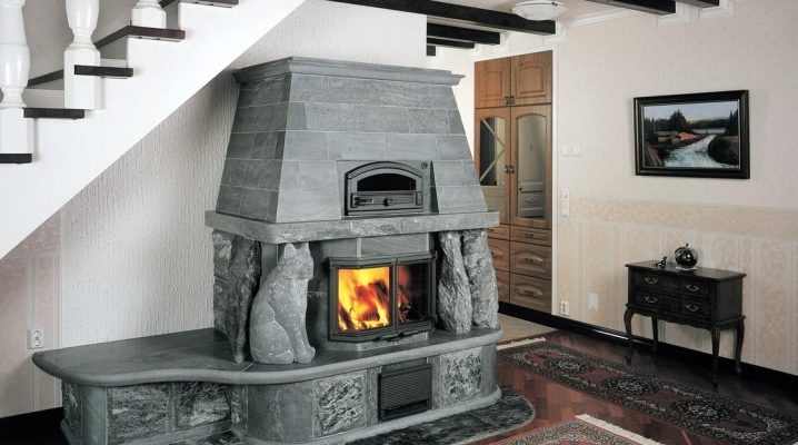 Камин-печка для отопления дома