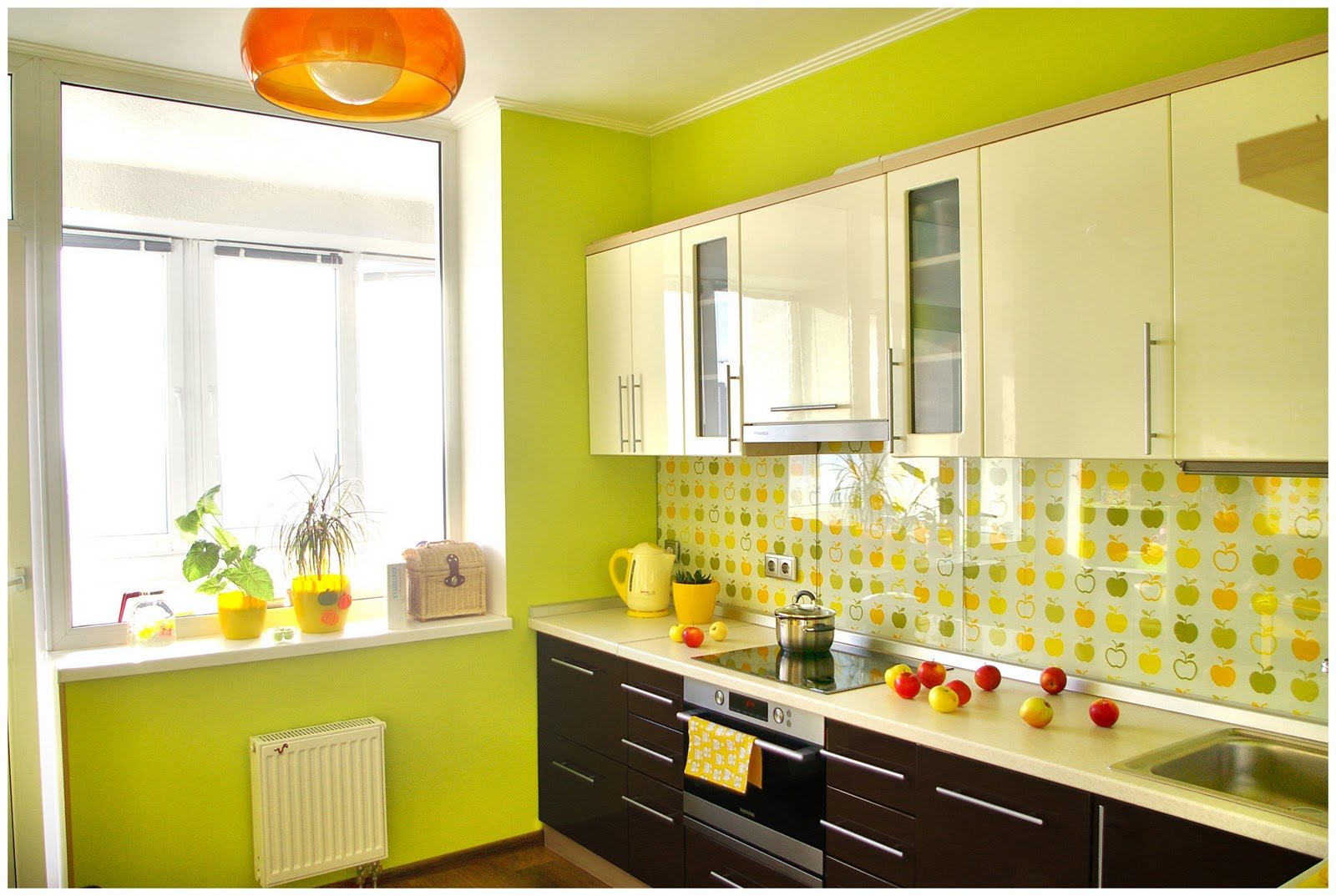 Кухни Желто Зеленые Фото Дизайн