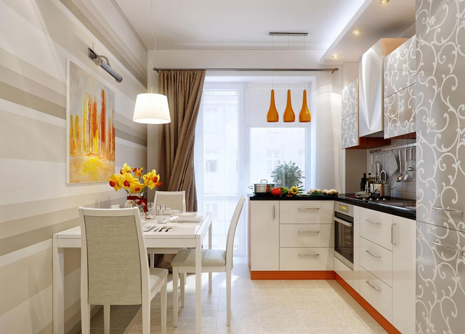 Дизайн кухни 7 кв м 12 фото - ikuchru
