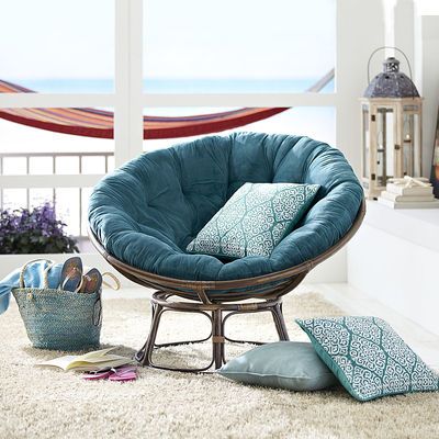 Кресло Papasan (50 фото качалка из ротанга и подушка для нее) Кресло Papasan (50 фото качалка из ротанга и подушка для нее)