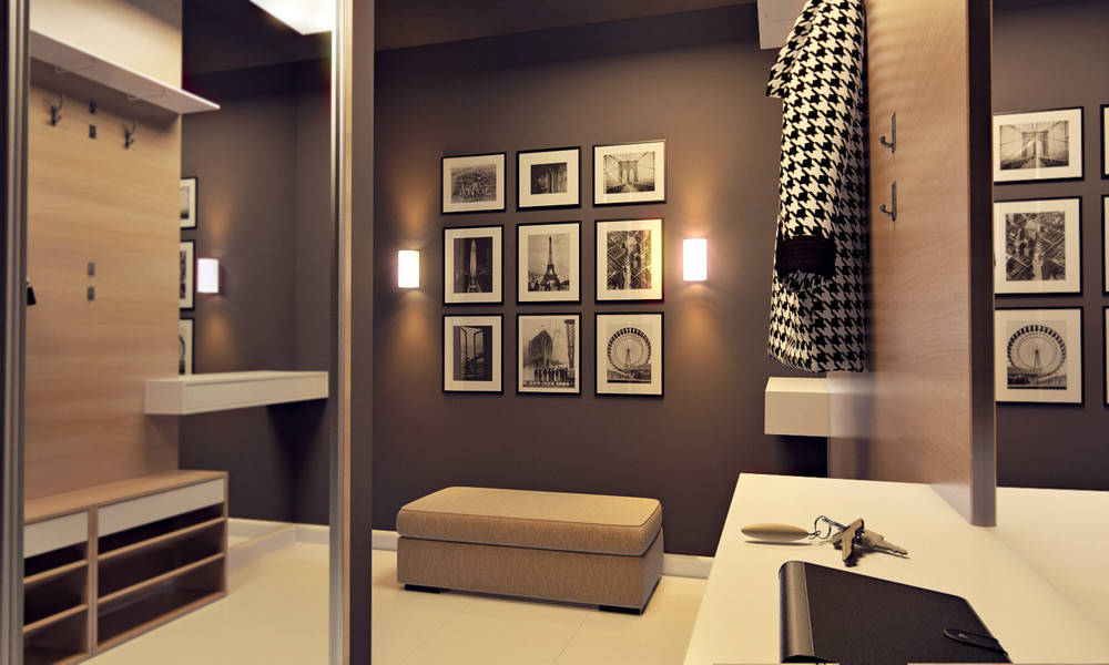 Выбор обоев для прихожей и коридора 67 фото дизайн обоев в квартире какие подойдут и как выбрать модные идеи 2020