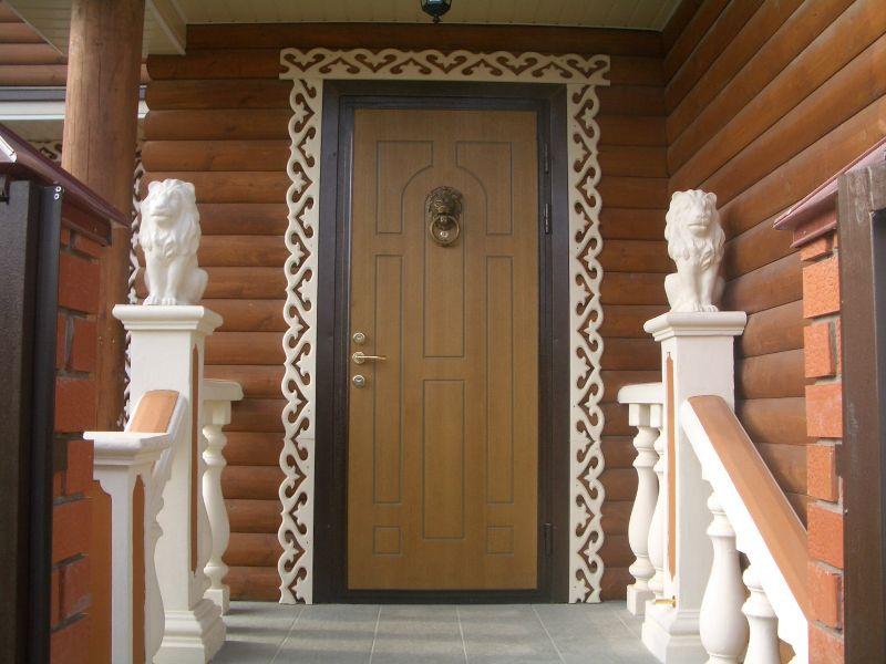 Как установить металлическую дверь в деревянном доме 100 Как установить металлическую дверь в деревянном доме 8