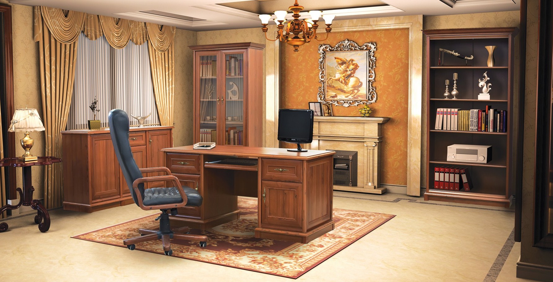 Габариты письменного стола для кабинета