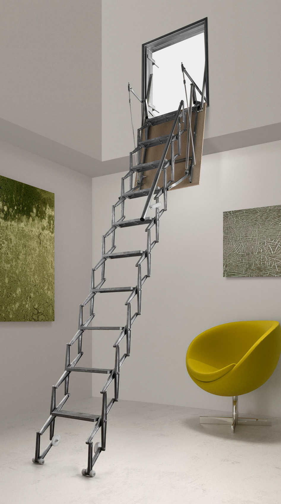 Чердачная лестница с люком своими руками 46 фото чертежи складных конструкций монтаж и установка лестницы на чердак