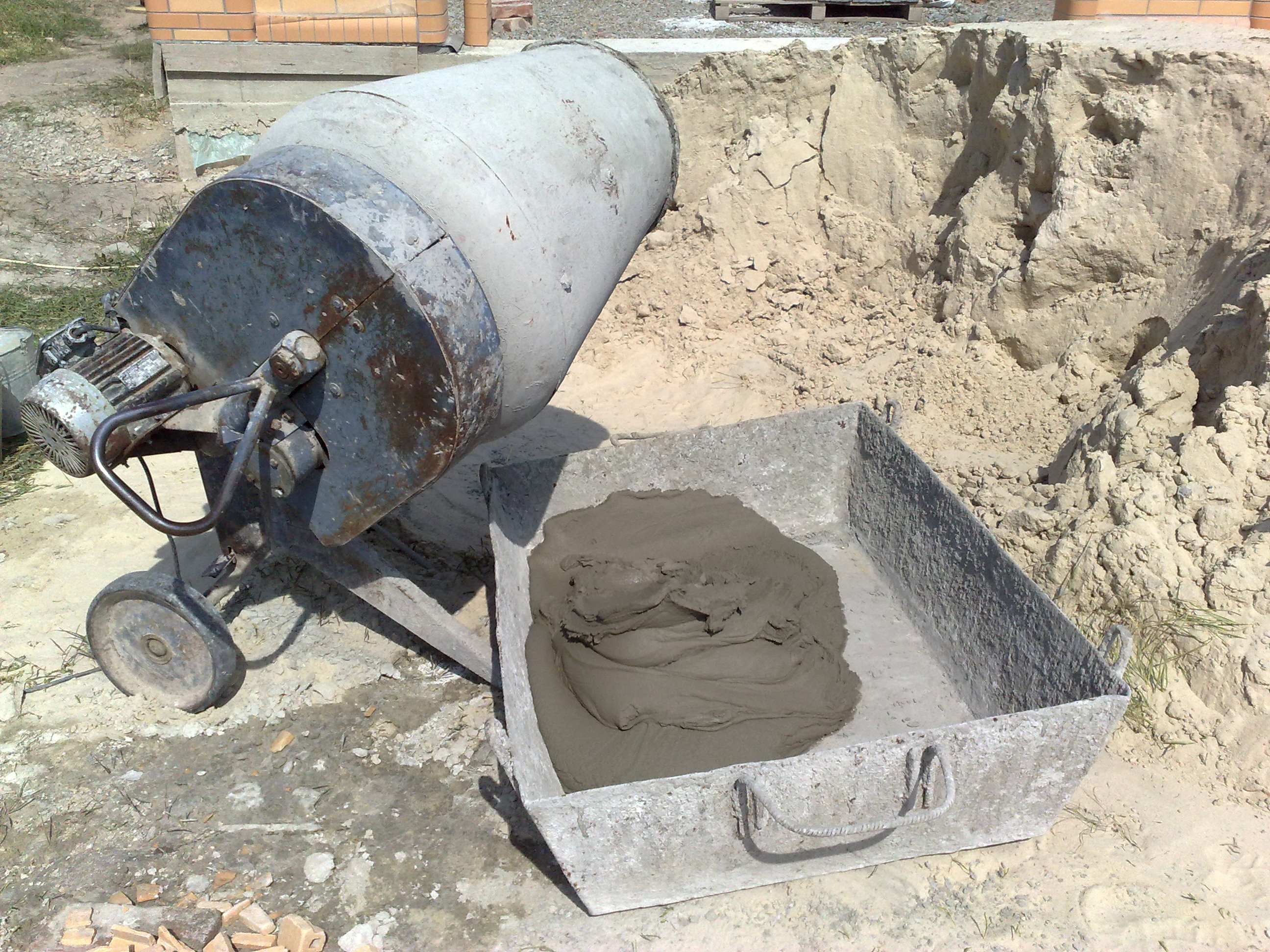 Цементный раствор как разводить для портативный глубинный вибратор для бетона купить