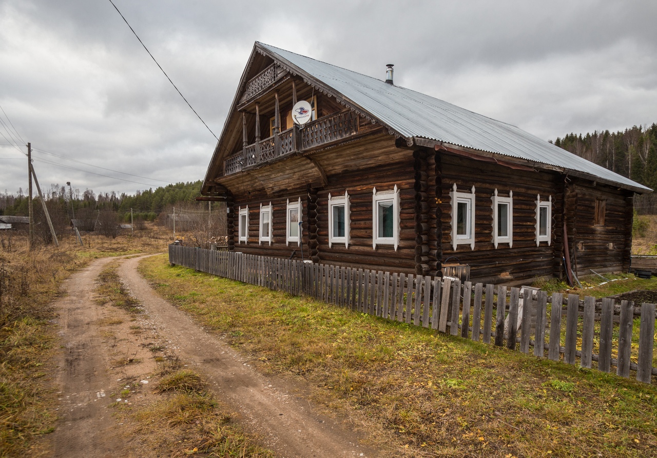 Коми изба пятистенка