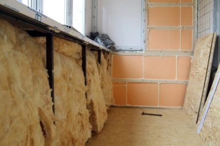 Проводим утепление пола на лоджии различными теплоизоляционн.