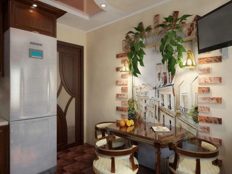 Dizajn zida u kuhinji: koji zidni ukras odabrati, stilovi dizajna, primjeri fotografija