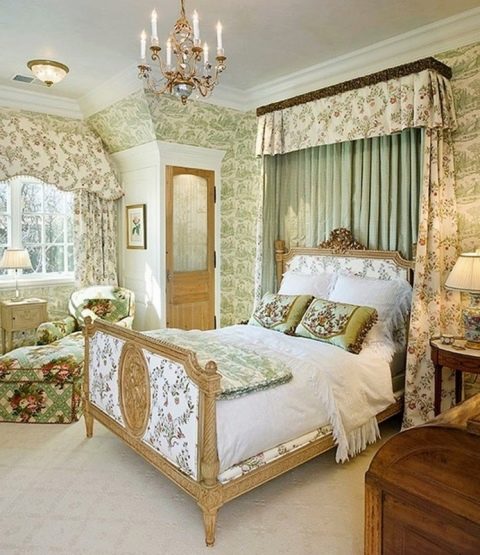 Starost klasika: spavaća soba engleskog stila