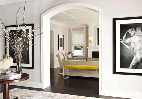 Прямоугольные межкомнатные арки (21 фото): красивые квадратные варианты для  дверного проема со светлой отделкой в интерьере квартиры
