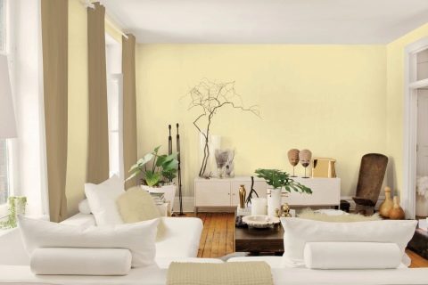 Žute pozadine: dodajte udobnost i svjetlost u sobu