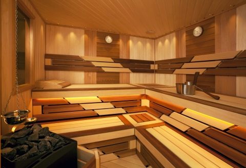 Dekoracija saune, unutarnja dekoracija sauna i kupelji