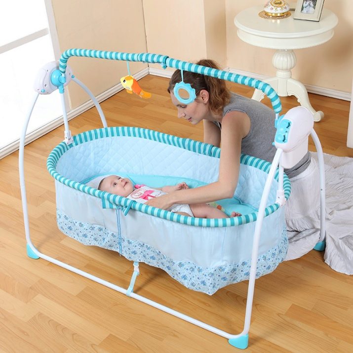 Кровать качалка для новорожденных электрическая