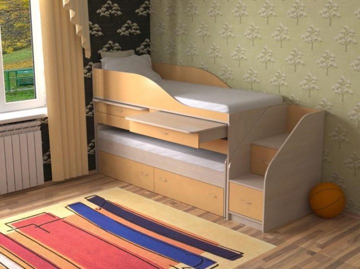 Двухэтажная кровать для лпс