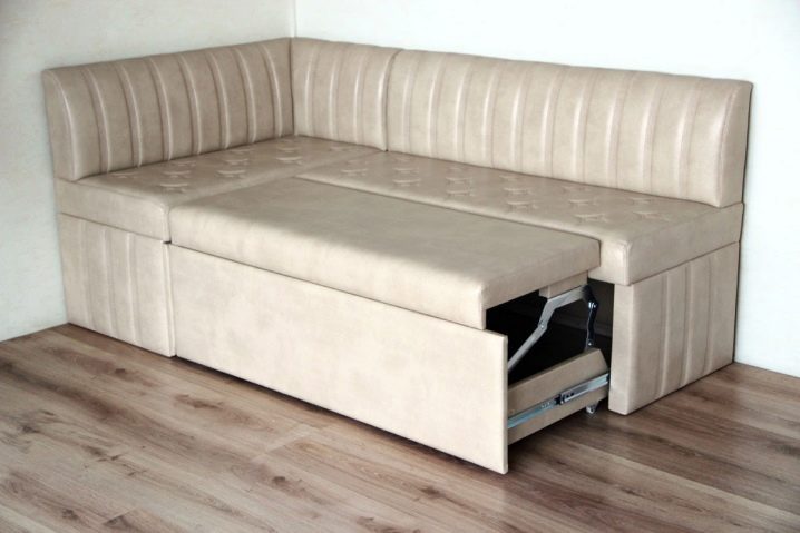 Угловой диванчик на кухню размеры