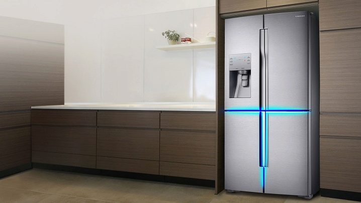 Двухдверный холодильник Samsung (43 фото): модельный ряд и размеры Side ...