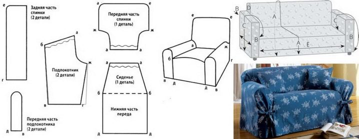 Размеры маленьких подушек для дивана