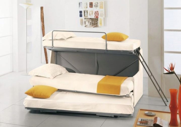 Кровать трансформер для малогабаритной квартиры для двоих детей