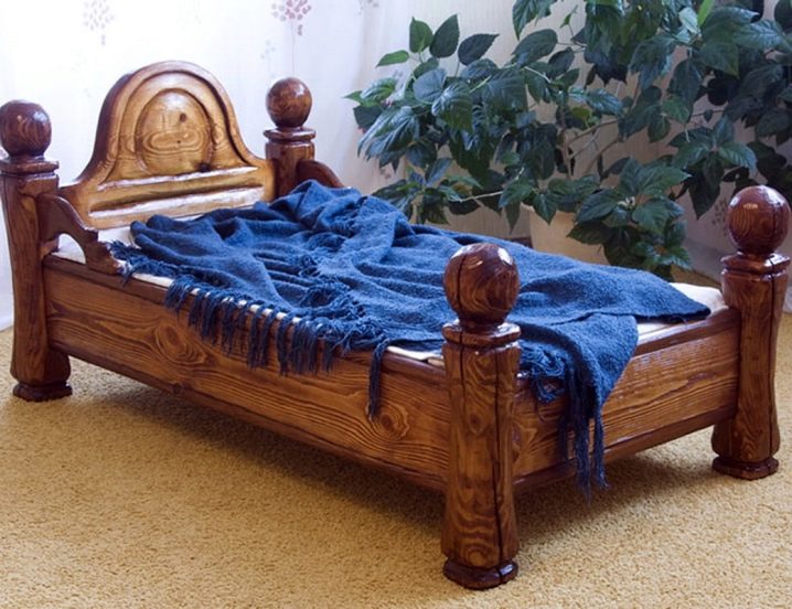 Кровати Из Массива Дерева Своими Руками Фото