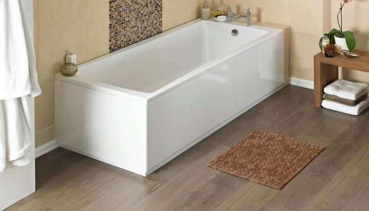 Линолеум для ванной комнаты (23 фото): свойства стеновых материалов .