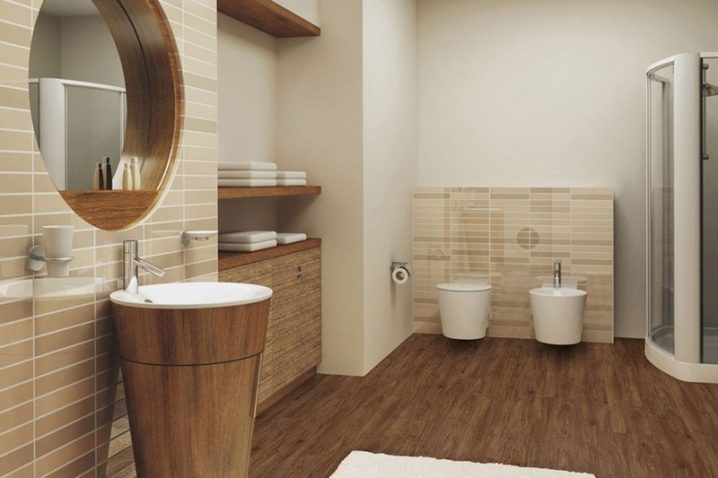 Линолеум для ванной комнаты (23 фото): свойства стеновых материалов .