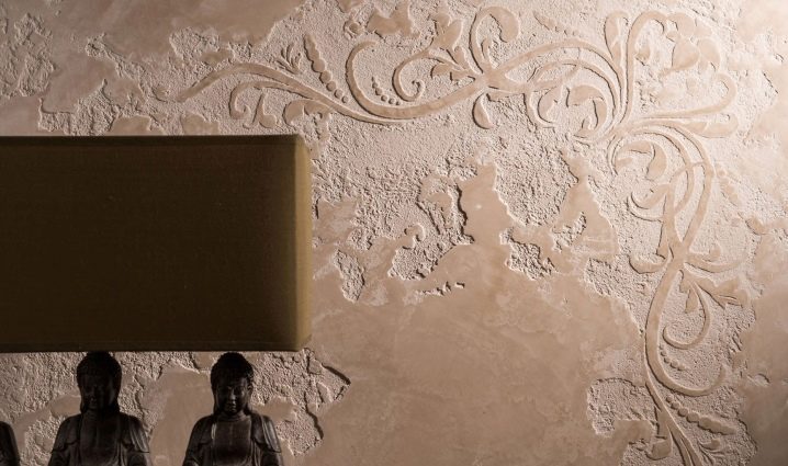 Декоративная штукатурка камешковая для внутренней отделки стен фото