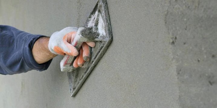 Штукатурка поверхности цементным раствором бетонов давид